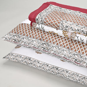 Victoria Jaal Block Printed Bed Sheet