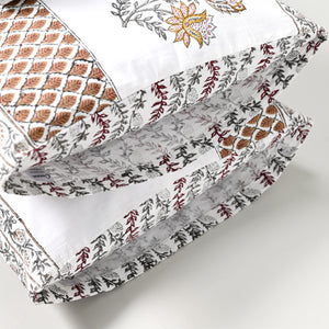 Victoria Jaal Block Printed Bed Sheet