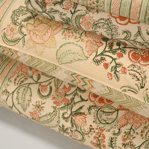 Euphoria Block Printed Bed Sheet with set of 2 Shams