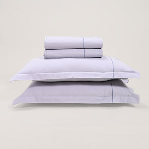 Regal Embroidered 300 TC Luxury Cotton Sheets - Premium Embroidered Bedding Set for Comfort & Style
