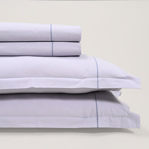 Regal Embroidered 300 TC Luxury Cotton Sheets - Premium Embroidered Bedding Set for Comfort & Style