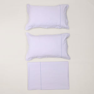 Regal Embroidered 300 TC Luxury Cotton Sheets - Premium Embroidered Bedding Set for Comfort & Style