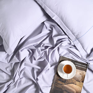 Regal Embroidered 300 TC Luxury Cotton Sheets - Premium Embroidered Bedding Set for Comfort & Style