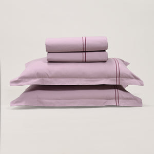 Regal Embroidered 300 TC Luxury Cotton Sheets - Premium Embroidered Bedding Set for Comfort & Style