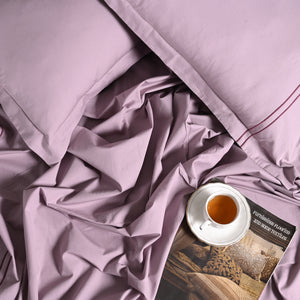 Regal Embroidered 300 TC Luxury Cotton Sheets - Premium Embroidered Bedding Set for Comfort & Style
