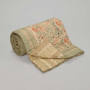 Euphoria Vintage – Premium Jaipuri Hand Block Printed Quilt