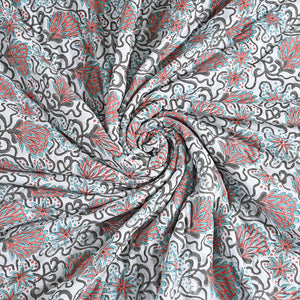 Kusumm Block Printed Reversible Quilt