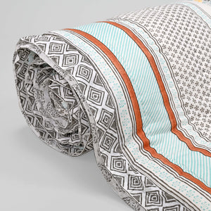 Ketki Hand Block Printed Reversible Quilt