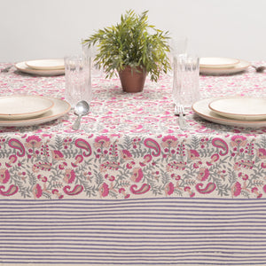 Anjuman Block Printed Table Cover