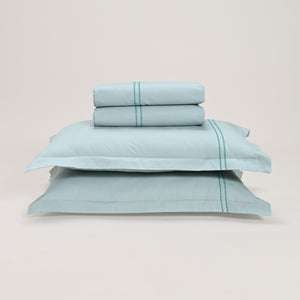 Regal Embroidered 300 TC Luxury Cotton Sheets - Premium Embroidered Bedding Set for Comfort & Style