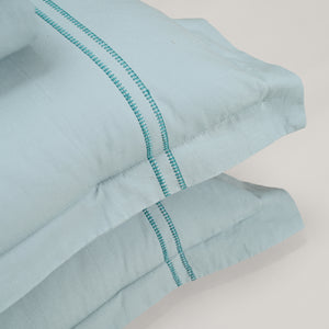 Regal Embroidered 300 TC Luxury Cotton Sheets - Premium Embroidered Bedding Set for Comfort & Style