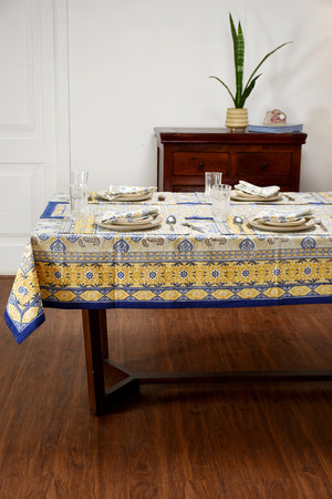 Keri Block Printed Table Cloth