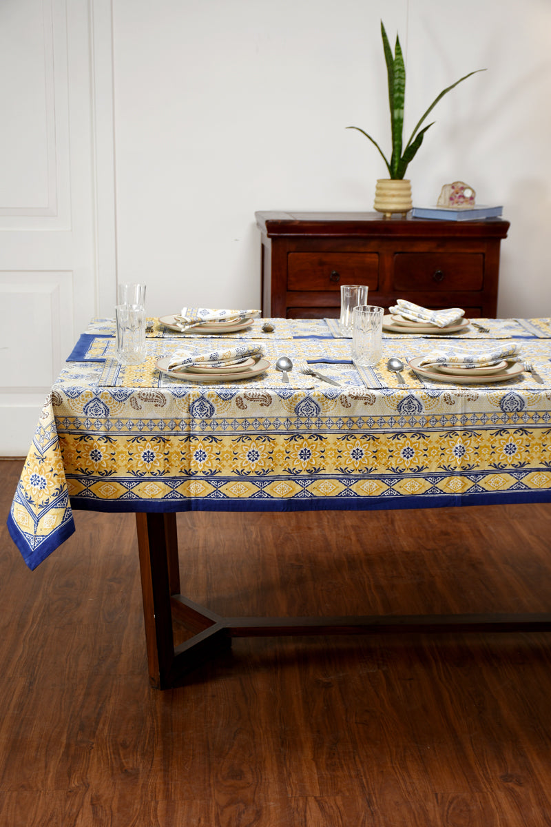 Keri Block Printed Table Cloth