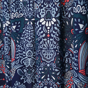 Bombay Blue Curtains 2 Pc Set