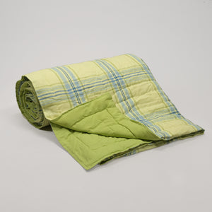 Lime Checkered Bliss Quilt