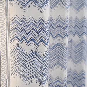 Euphoria Block Printed Curtain 2 Pc Set