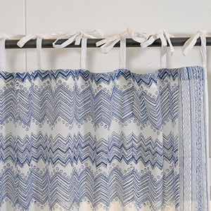 Euphoria Block Printed Curtain 2 Pc Set