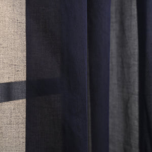 Oragana Charcoal Curtain 2 Pc Set