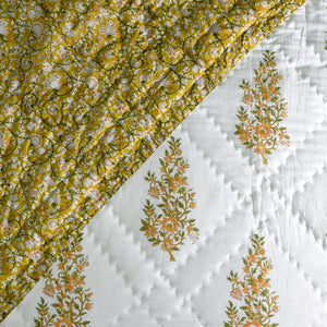 Kamla Premium Hand Made Jaipur Reversible Quilt (2 & 3 Pc set)