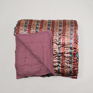 Winter Floral Velvet Bliss Quilt