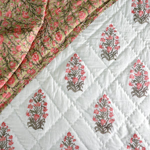 Nishat Premium Hand Made Jaipur Reversible Quilt (2 & 3 Pc set)