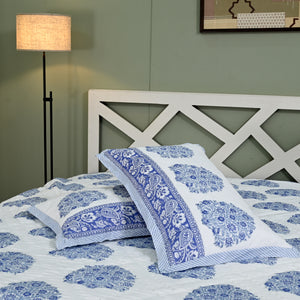 Rajmudra Premium Jaipur Reversible Quilt with pillow (2 & 3 Pc set)