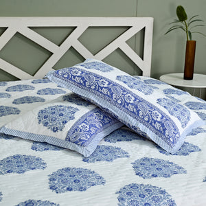 Rajmudra Premium Jaipur Reversible Quilt with pillow (2 & 3 Pc set)
