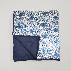 Winter Azure Velvet Bliss Quilt