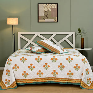 Bagh Premium Hand Made Jaipur Reversible Quilt (2 & 3 Pc set)