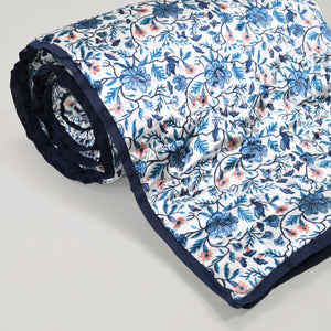 Winter Azure Velvet Bliss Quilt