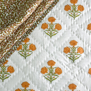 Bagh Premium Hand Made Jaipur Reversible Quilt (2 & 3 Pc set)