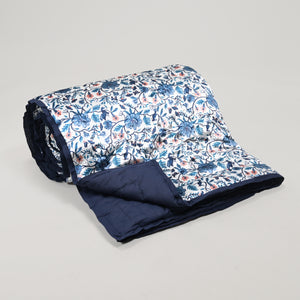 Winter Azure Velvet Bliss Quilt