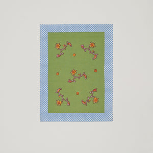 Floral Checks Placemat 6 Pc Set
