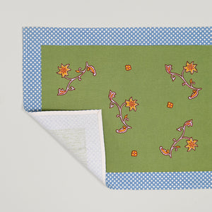 Floral Checks Placemat 6 Pc Set