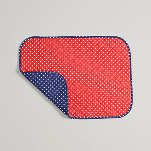 Polka Quilted Placemat 6 Pc Set