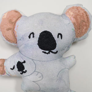 Koala Embroidered Accent Pillow