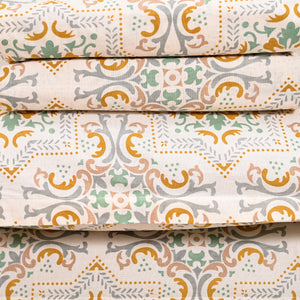 Fractalia King Size Cotton Bed Sheet Set