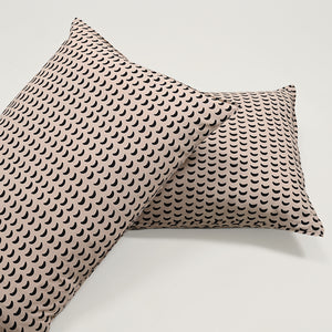 Monochrome Arc 200 TC Cotton Pillow Covers – Set of 2 | Clearance Sale