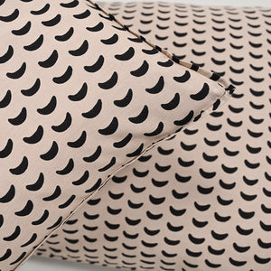 Monochrome Arc 200 TC Cotton Pillow Covers – Set of 2 | Clearance Sale