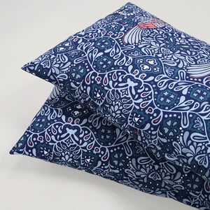 Midnight Garden 200 TC Cotton King Shams – Set of 2 | Clearance Sale