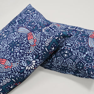 Midnight Garden 200 TC Cotton King Shams – Set of 2 | Clearance Sale