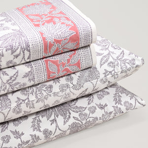 Ajrak Block Printed Bed Sheet set