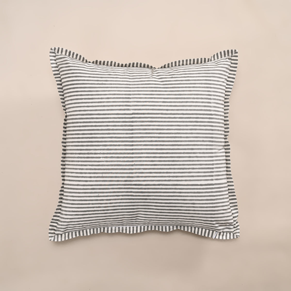 Mughal Classic – Reversible Block Printed Cushion Cover | 16" x 16"