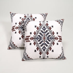 Tribal Ikkat Printed Cushion Cover Set of 2