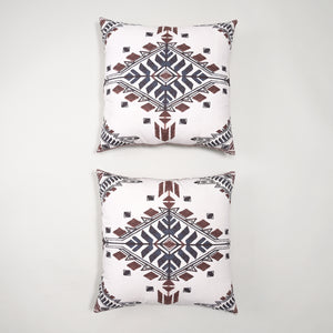 Tribal Ikkat Printed Cushion Cover Set of 2