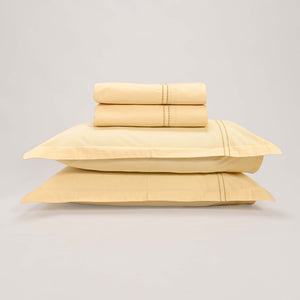 Regal Embroidered 300 TC Luxury Cotton Sheets - Premium Embroidered Bedding Set for Comfort & Style