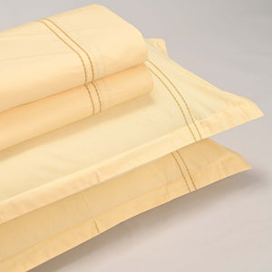 Regal Embroidered 300 TC Luxury Cotton Sheets - Premium Embroidered Bedding Set for Comfort & Style