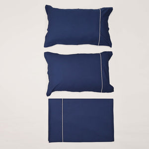 Regal Embroidered 300 TC Luxury Cotton Sheets - Premium Embroidered Bedding Set for Comfort & Style