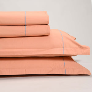 Regal Embroidered 300 TC Luxury Cotton Sheets - Premium Embroidered Bedding Set for Comfort & Style
