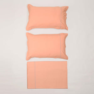 Regal Embroidered 300 TC Luxury Cotton Sheets - Premium Embroidered Bedding Set for Comfort & Style